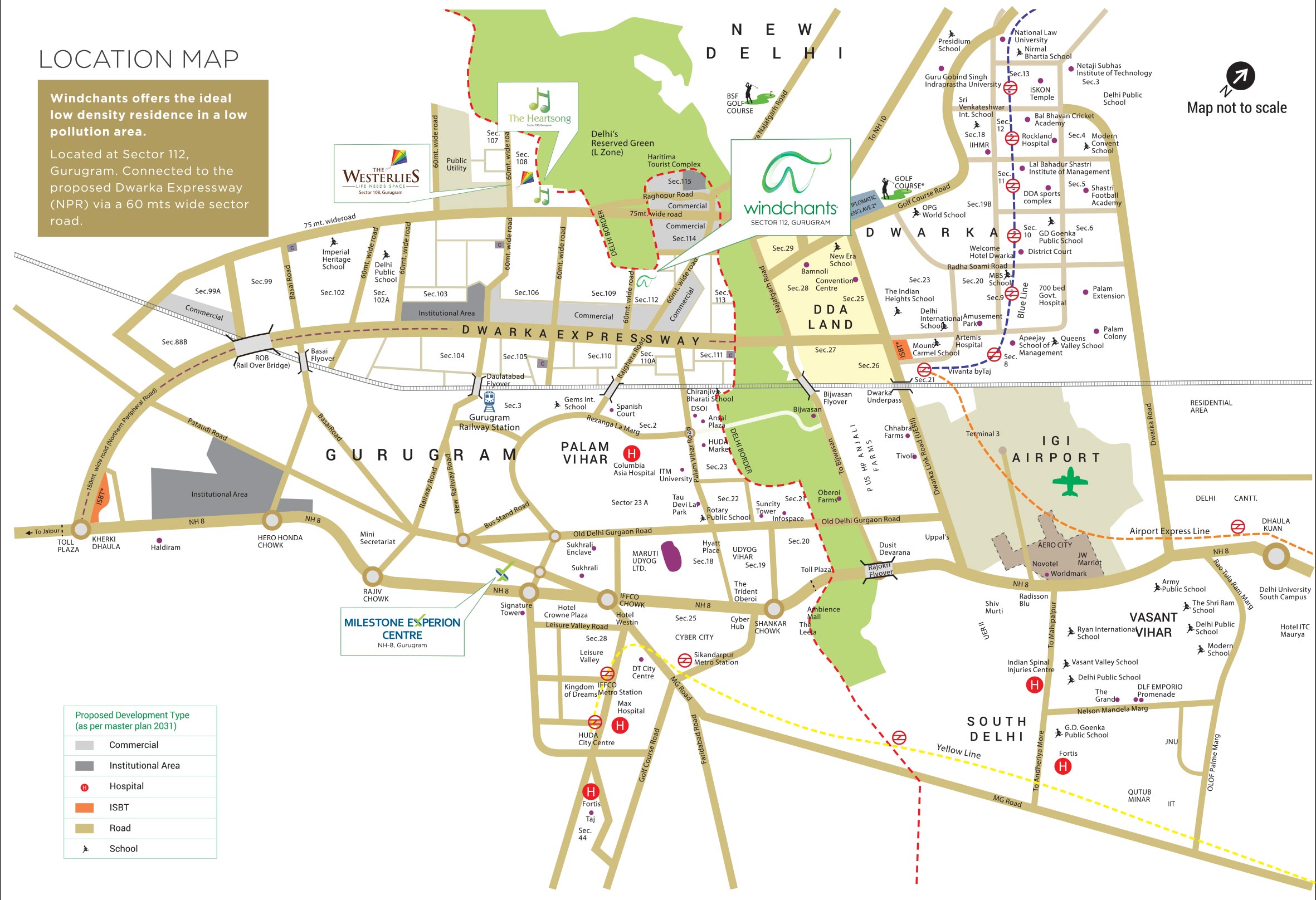 Experion Windchants Location Plan