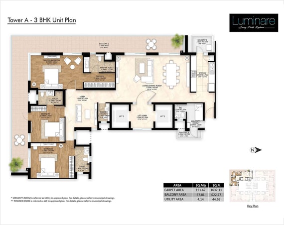 mahindra luminare floor plan